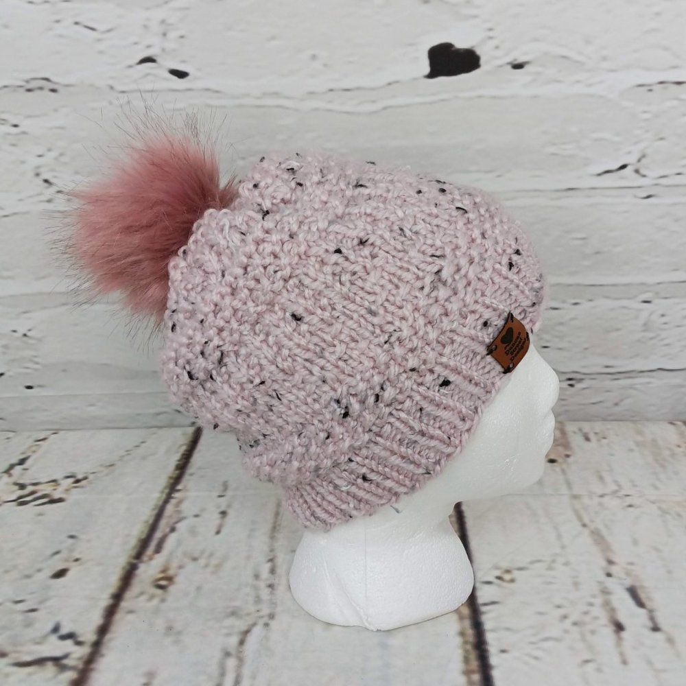 Duncan Street Designs Bulky Fernhill Hand Knit Beanie Hat - Picture 2 of 7